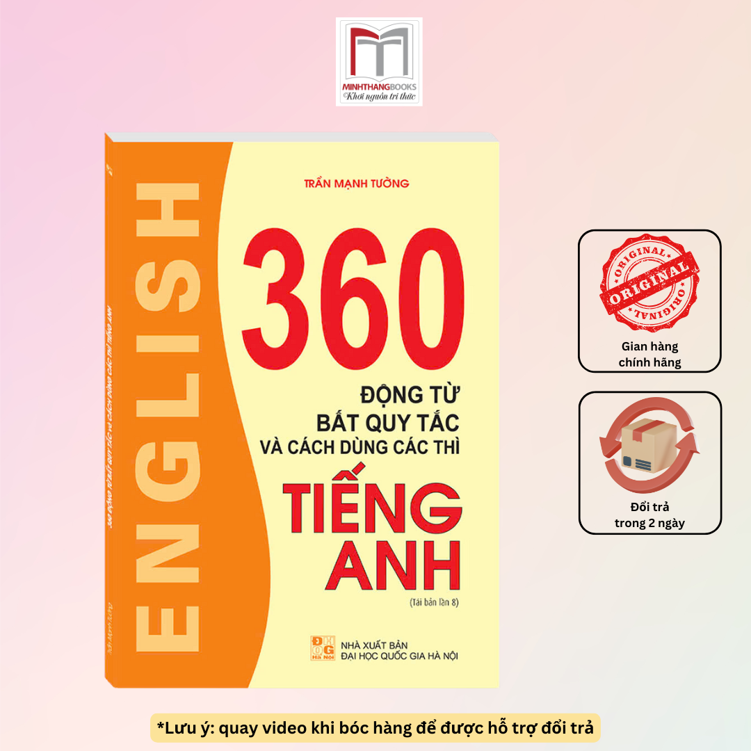 Sach - 360 Động Từ Bất Quy Tắc (không màu)