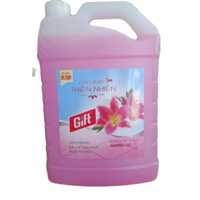 Nước lau sàn Gift đậm đặc can 3.8kg - Hương Lily