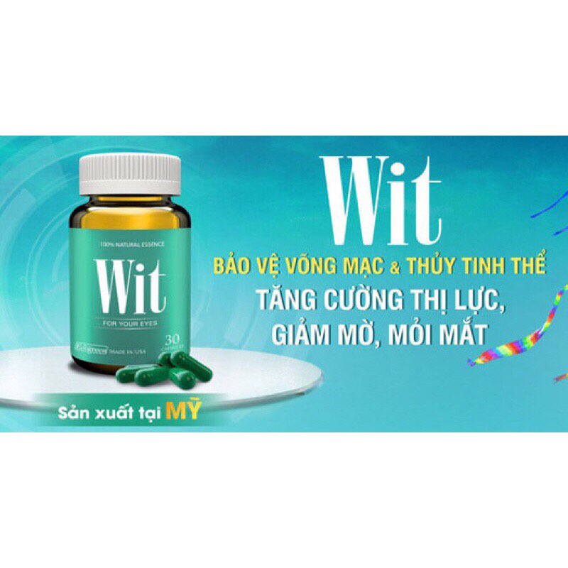 WIT 30V-CHĂM SÓC MẮT-Mua 4 tặng 1