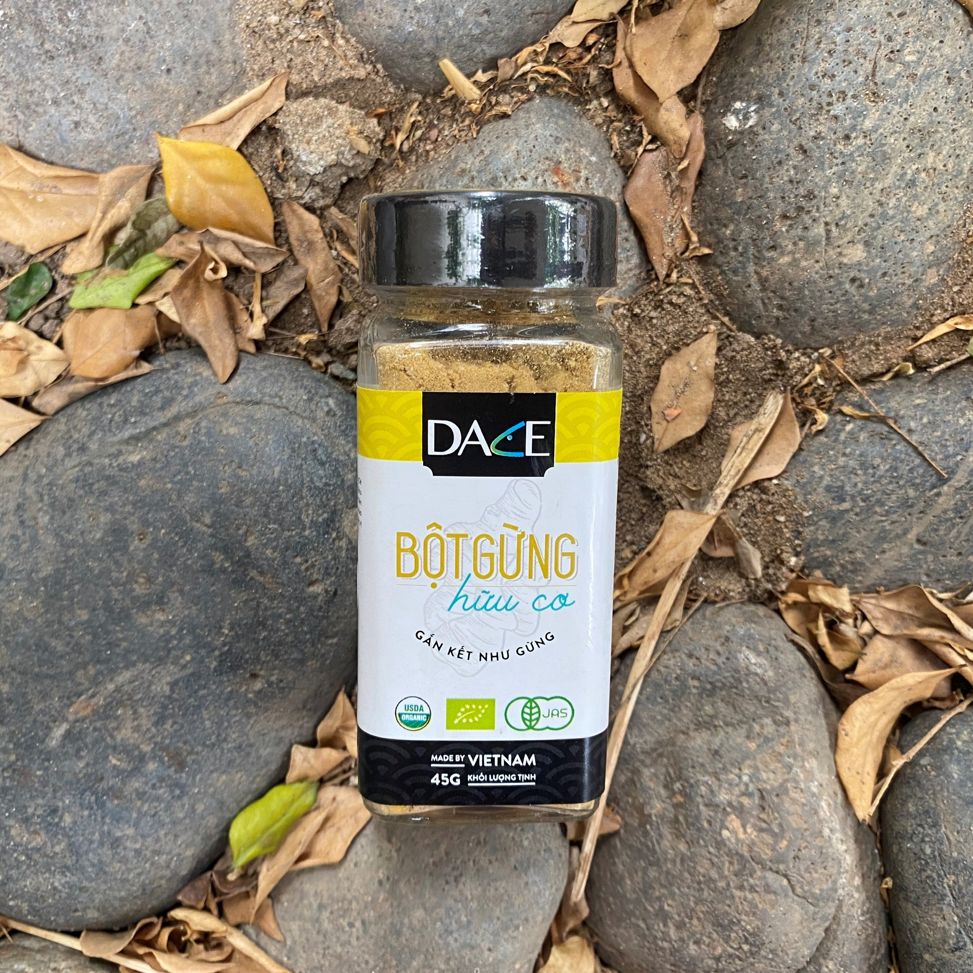 [HCM]Bột gừng hữu cơ Dace 45g - Organic Ginger Powder
