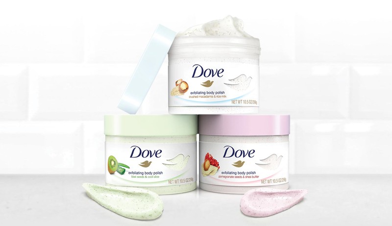 Bộ 3 Kem Tẩy Tế Bào Chết Toàn Thân Dove Exfoliating Body Polish 50gr x 3