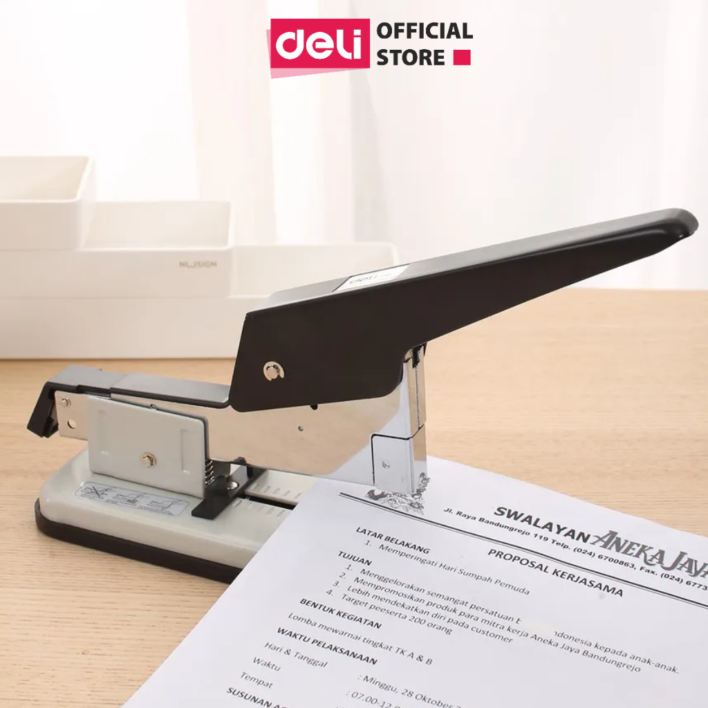 (1 Cái) Dập ghim đại 80 tờ Deli E0394