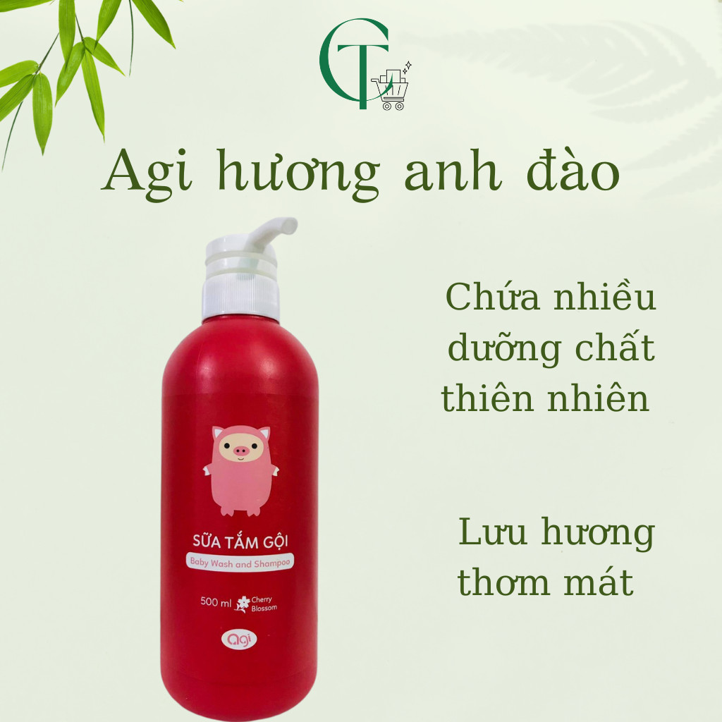 [HN]Sữa tắm gội cho bé AGI chai 500ml
