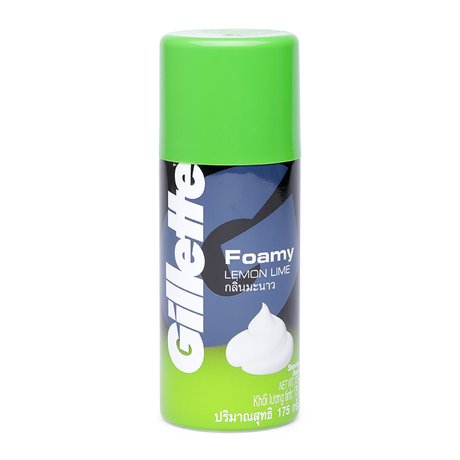 [HCM]Bọt cạo râu Gillette Foamy Methol 175g