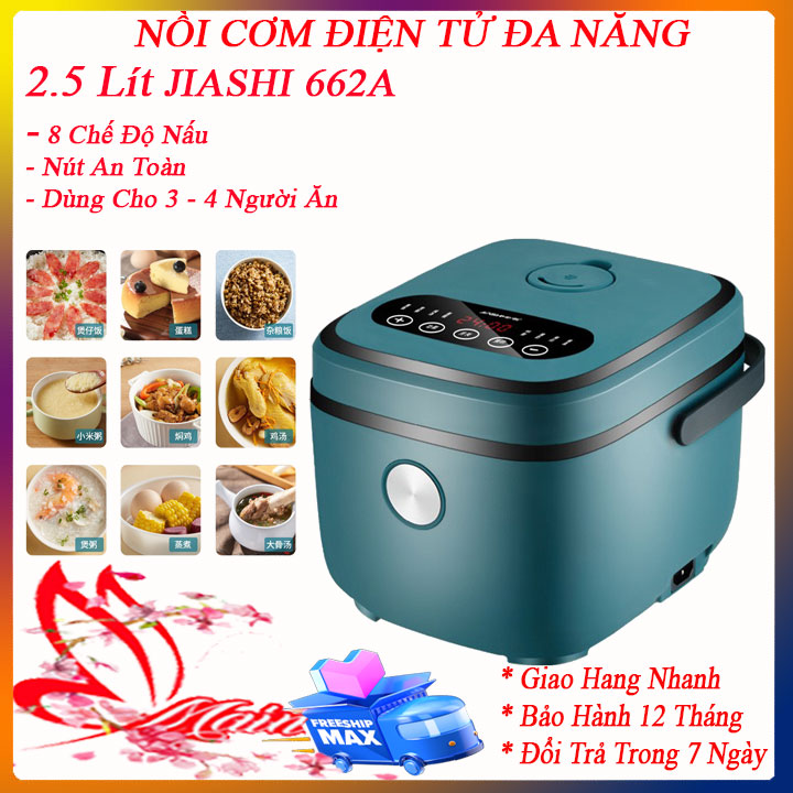 BÁO GIÁ Noi Com Dien Tu Lock And Lock | Shopee Lazada Sendo Tiki mới nhất 12 Nồi cơm điện tử mini đa năng giá rẻ JIASHI nấu được 6-8 bát cơm, noi com dien tu mini văn phòng, thích hợp cho đi du lịch, học sinh, sinh viên và gia đình nhỏ 1-3 người ăn