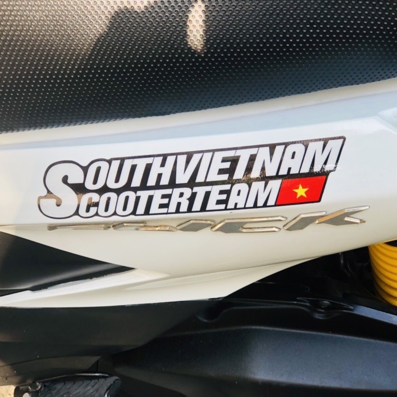 Tem SOUTH VIETNAM SCOOTER TEAM Phản Quang chống thấm nước trang trí xe