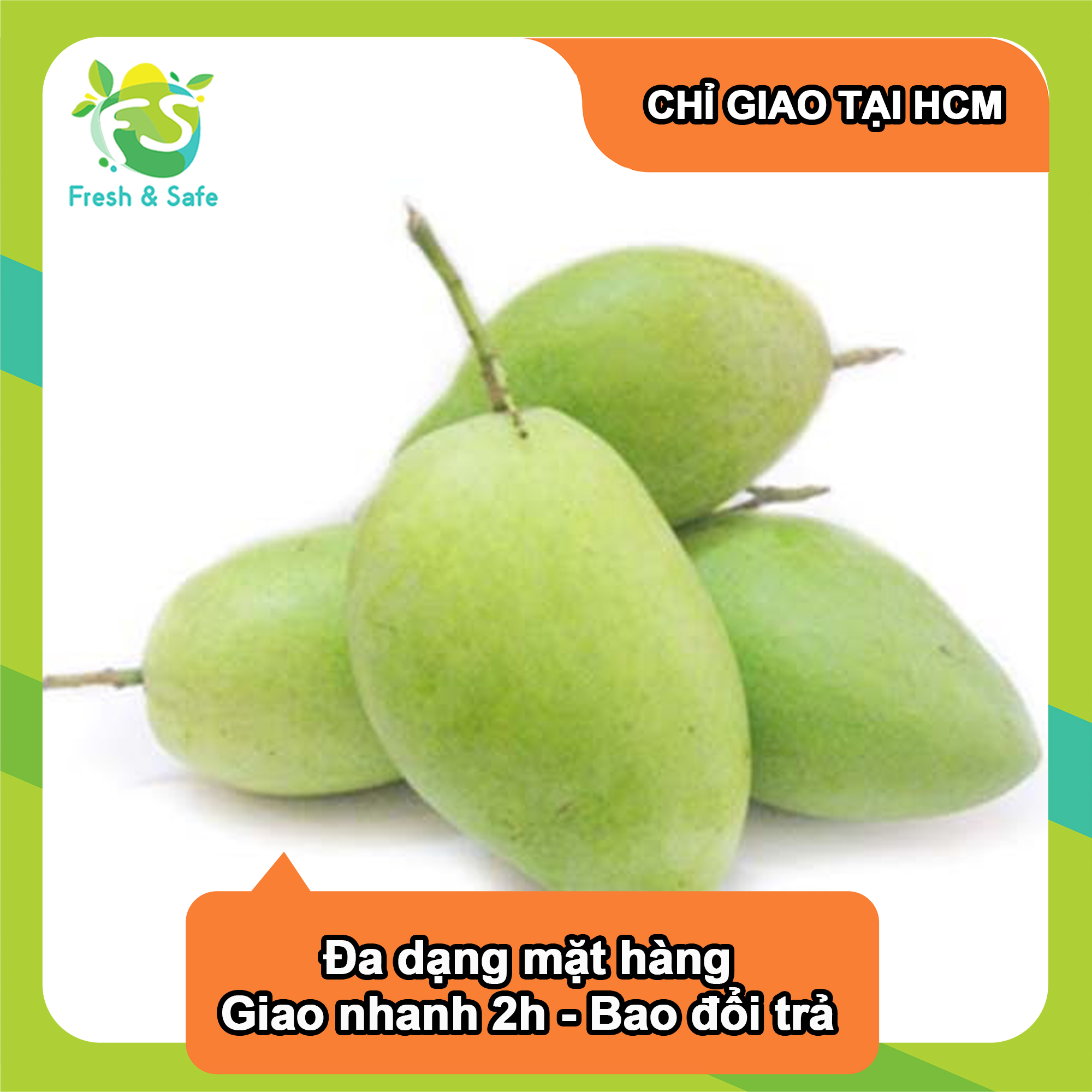 [Chỉ Giao HCM] Xoài Xanh Keo - 1kg