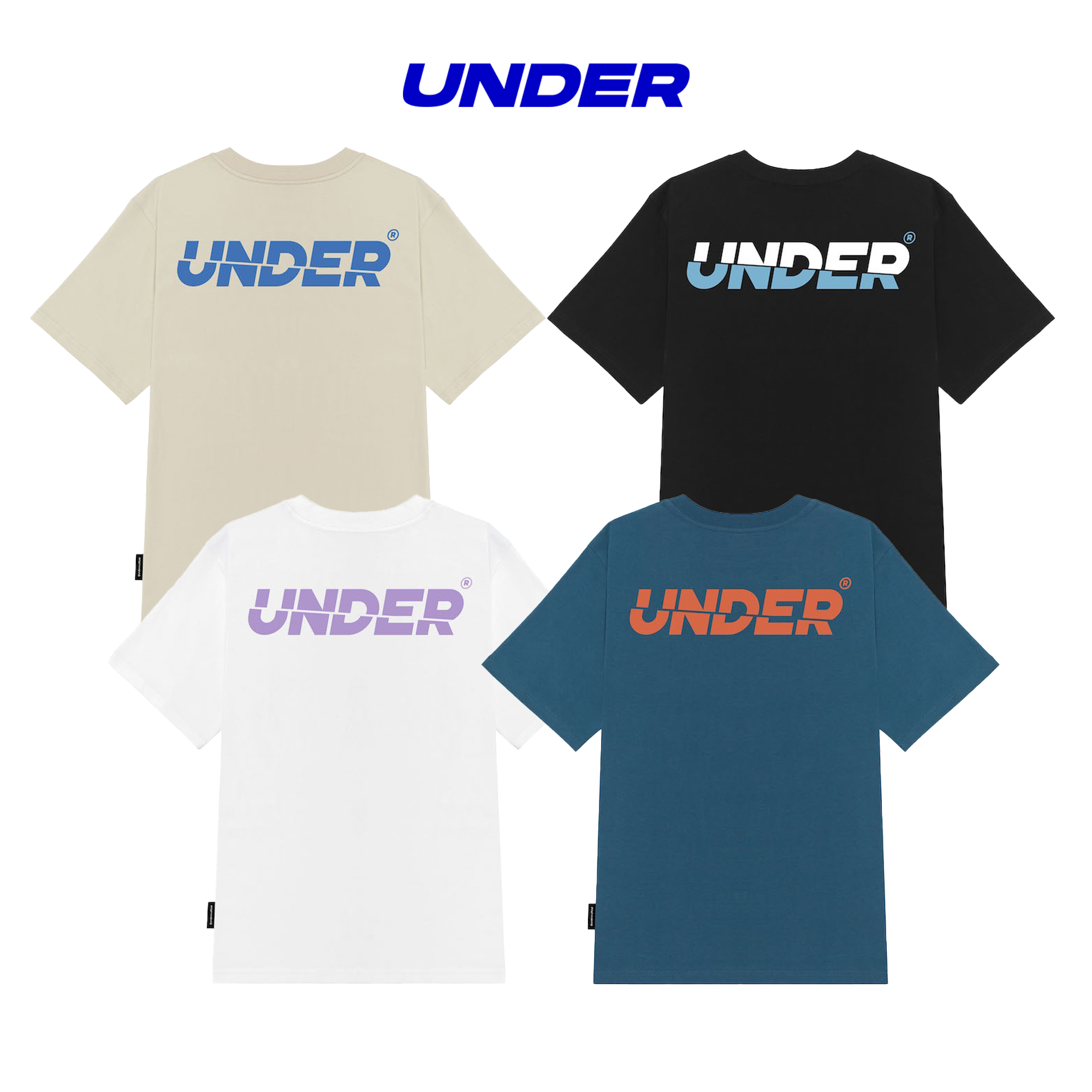 Áo thun UNDER Signature Logo Tee 2021 (Đen) - UTS007A