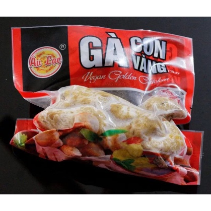 Gà con vàng chay âu lạc 450g
