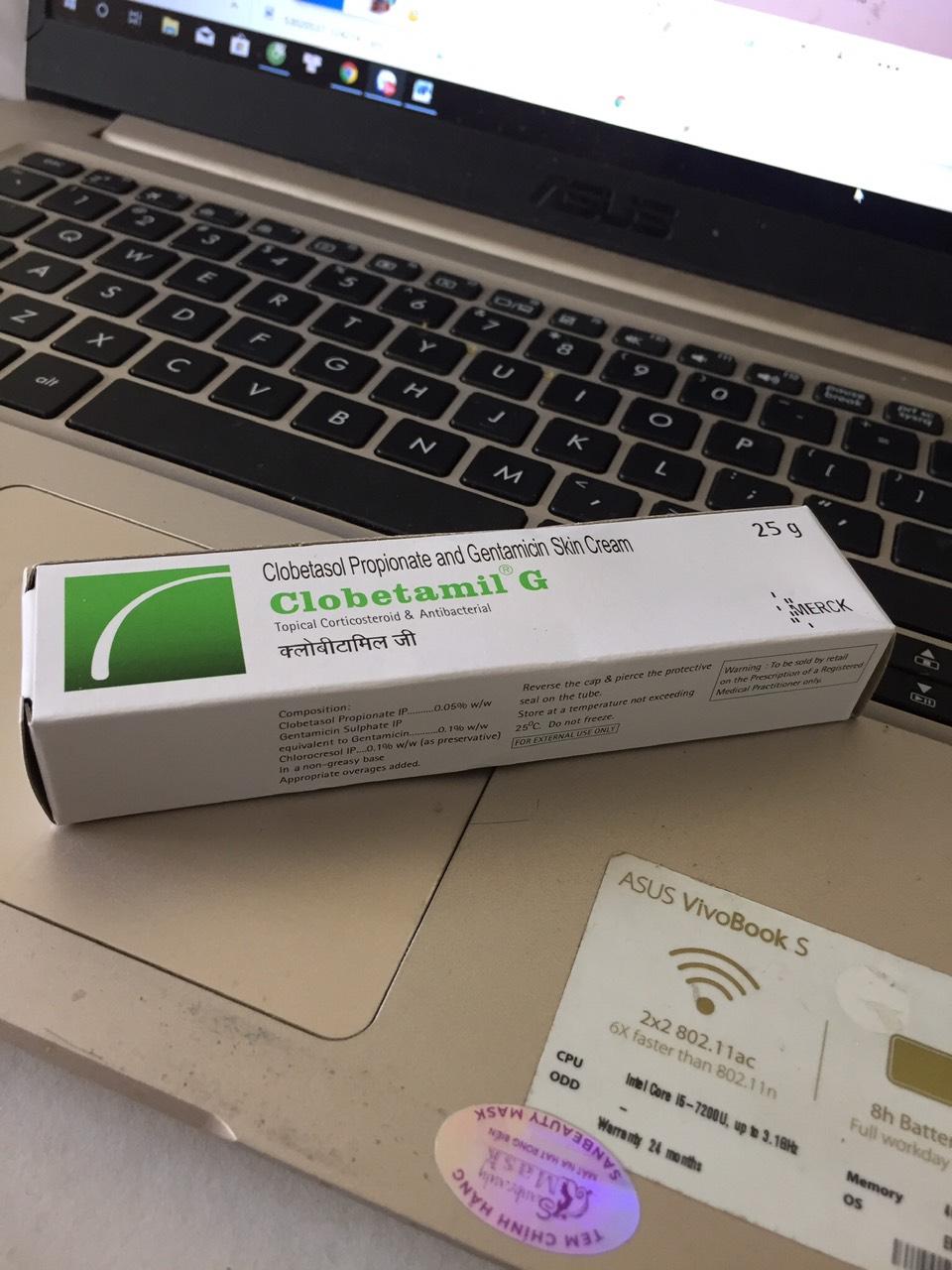 Tuýp Nám Tàn NhanG clobetamil g
