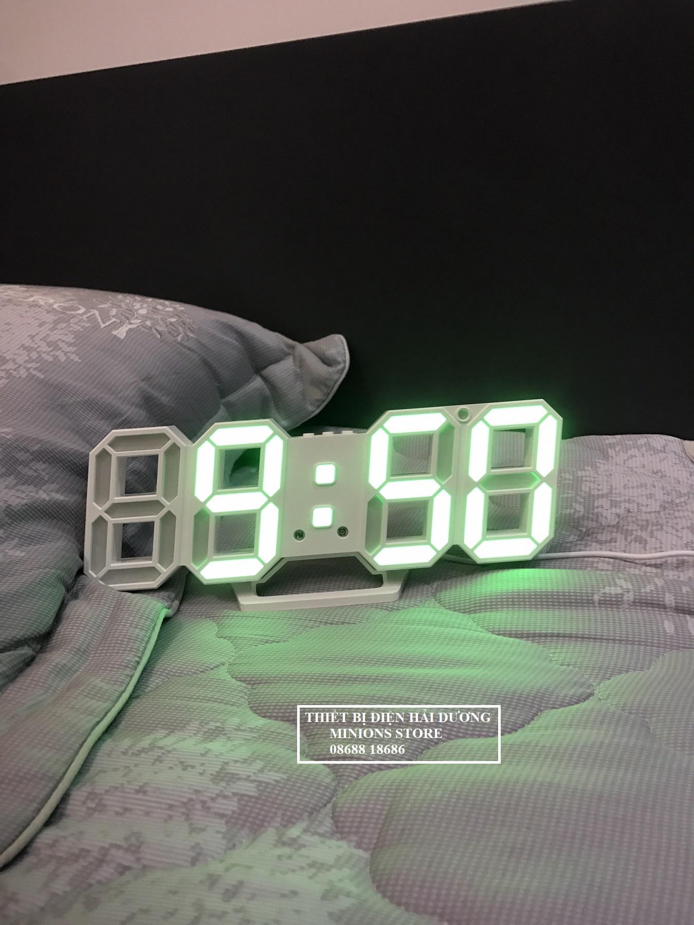 Đồng Hồ LED 3D Treo Tường, để Bàn Thông Minh TN828 Đang Khuyến Mại Khủng Đồng Hồ LED 3D Treo Tường, để Bàn Thông Minh TN828 Đang Khuyến Mại Khủng