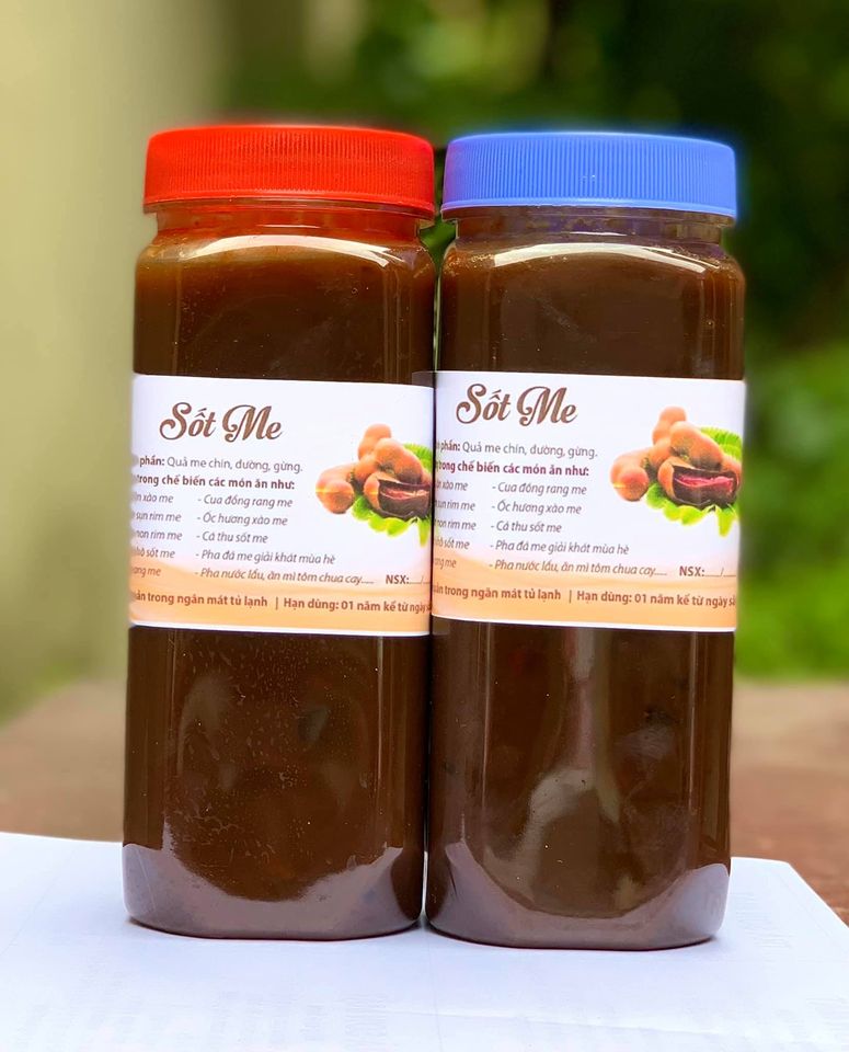 Sốt me nguyên chất dùng để pha me đá, chế biến các món ăn