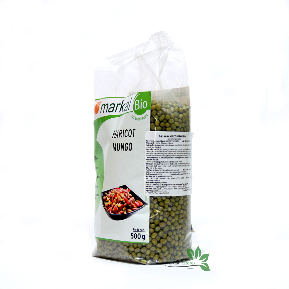 Organic mung bean MARKAL 500g