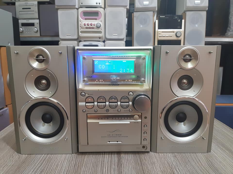 Victorのコンポ   CDMDカセットテープ Victor コンポ CD MD カセットテープ - メルカリ