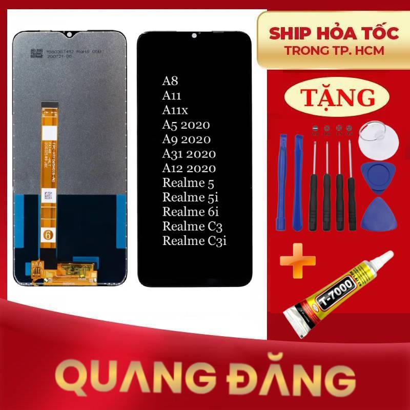 Bộ màn hình oppo zin realme 5/a31-2020/a11-2020/a11x/realme 5s/a8/realme 5i/realme 6i/realme c3i/narzo 10a/narzo 20a