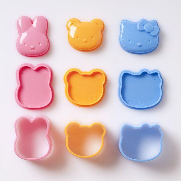 Khuôn cơm Bento cho bé bộ 3 chiếc