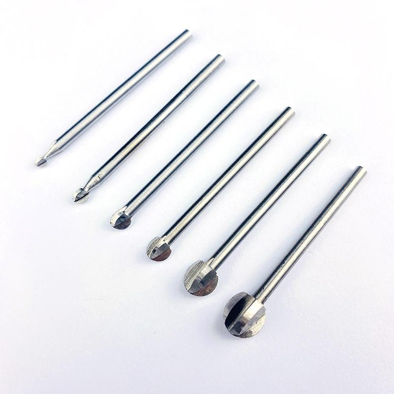 Phá thô cán 3mm (mũi quả đào)