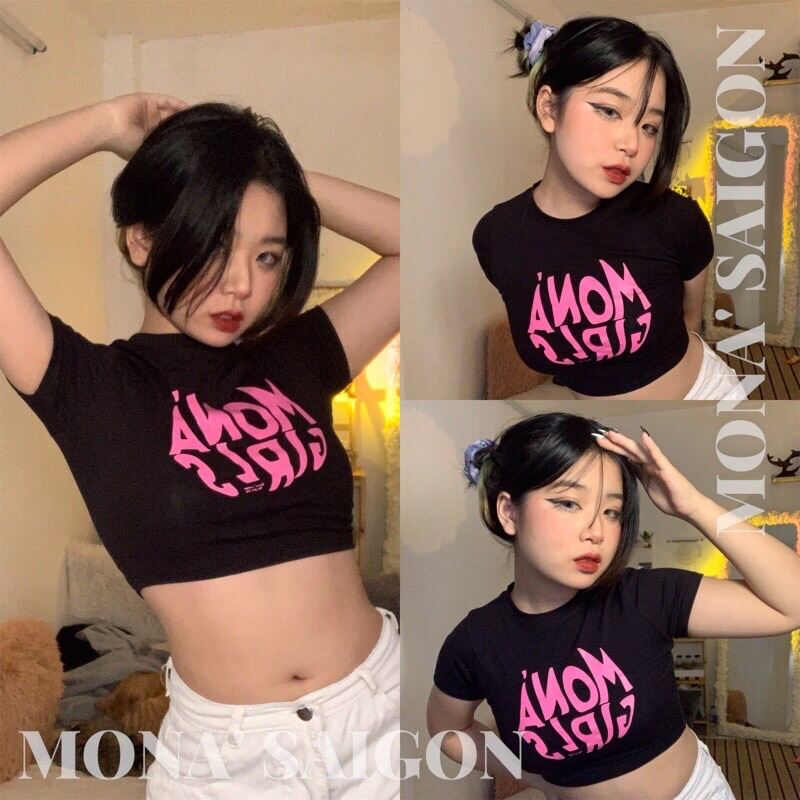 [VOUCHER 12%/149K] Áo croptop thun MONÁ - MONA