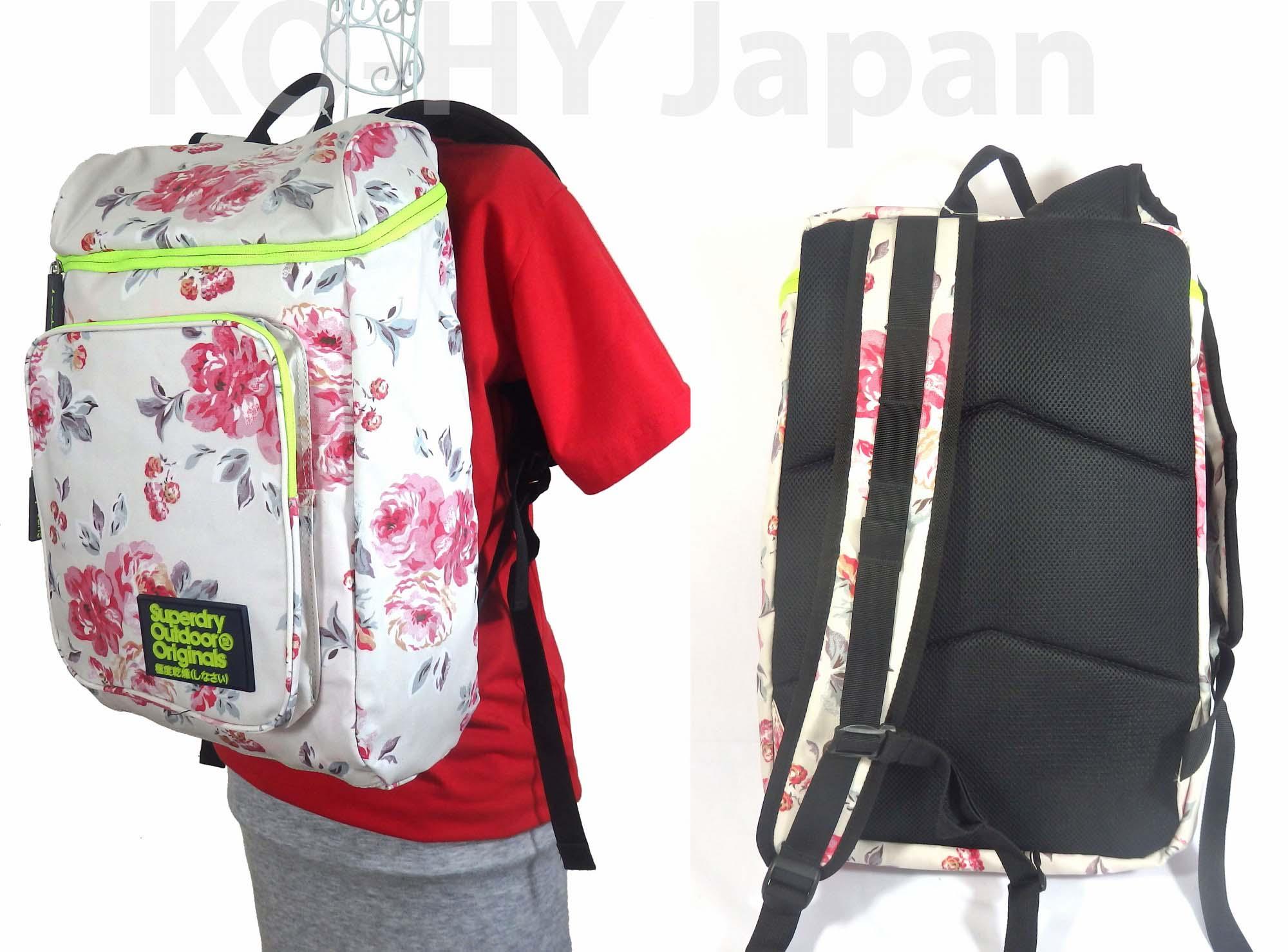 [HCM]Balo thời trang Superdry Japan Outdoor flower pattern backpack