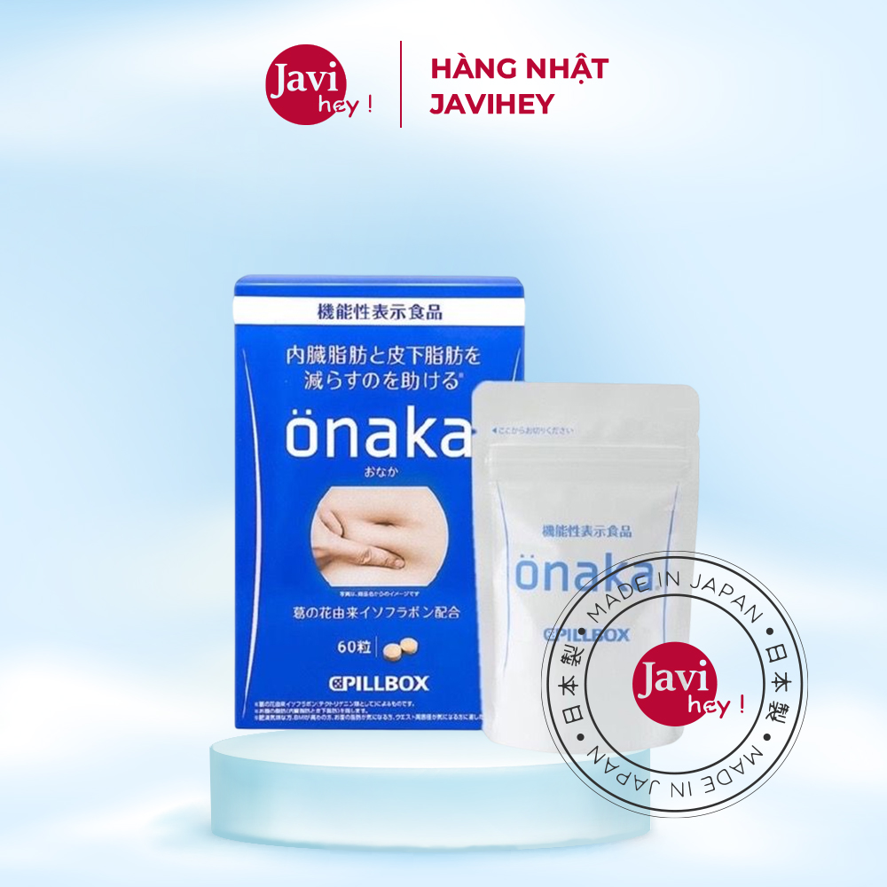 Viên uống giảm mỡ bụng Onaka 60 viên Nhật Bản - TH Cosmetics
