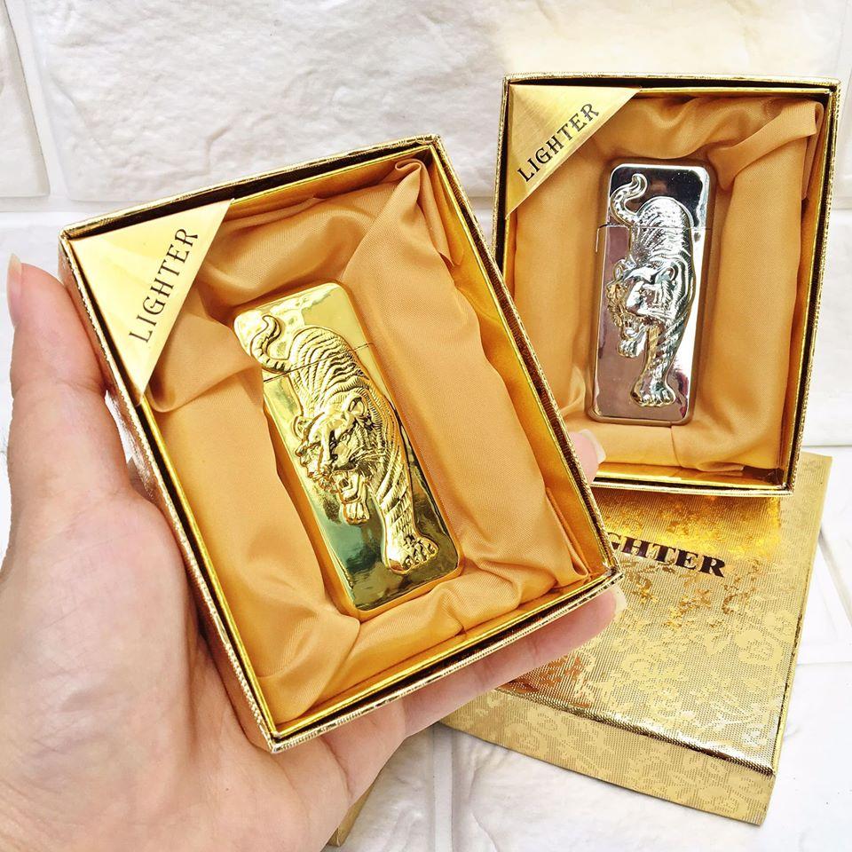 BẬT LỬA GAS ĐÁ HÌNH CỌP VÀNG, CỌP BẠC (CÓ HỘP) - (XÀI GAS) - Gia Phú Store