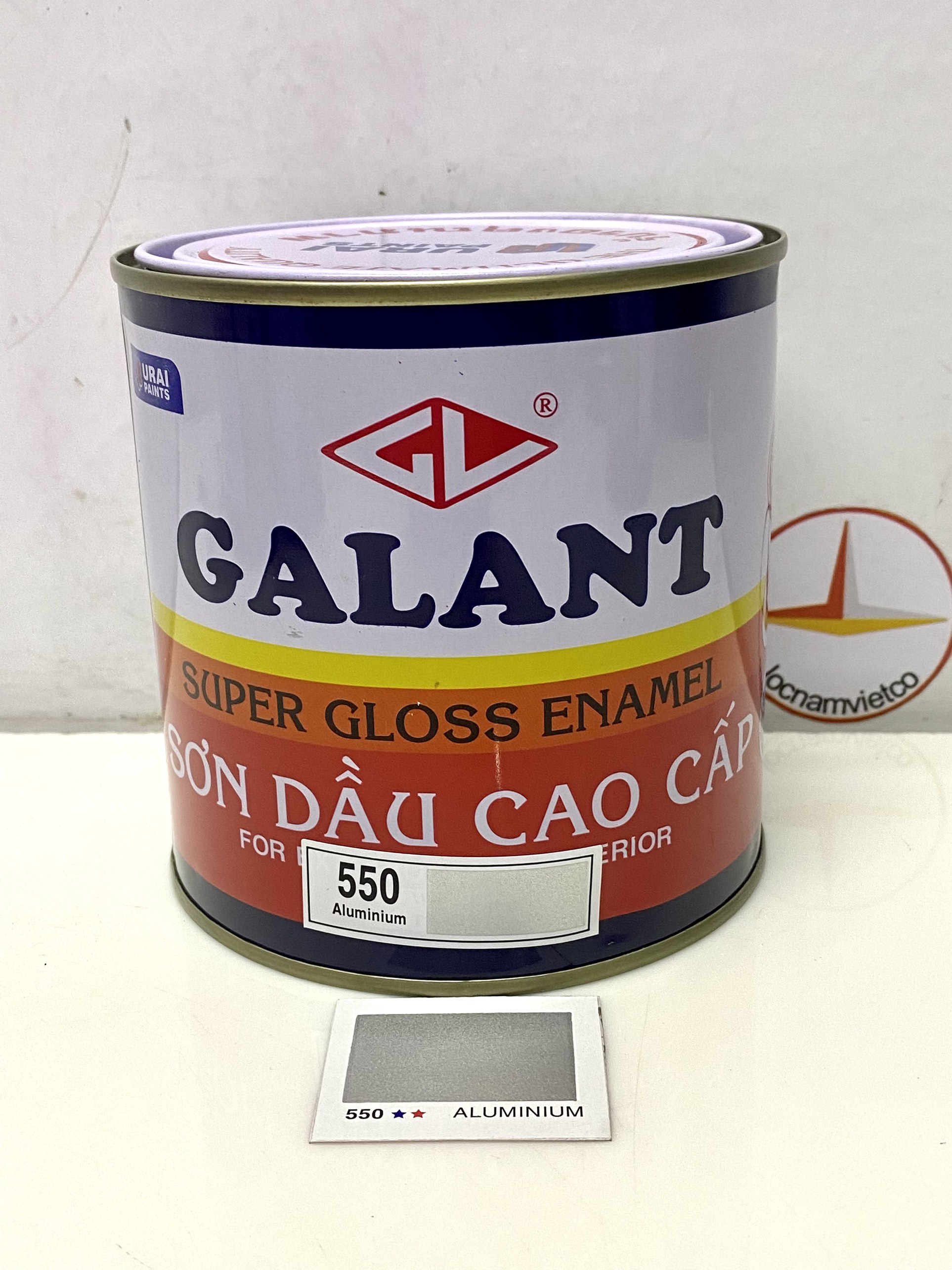 Sơn sắt, sơn dầu Galant màu nhũ bạc 550 800ML