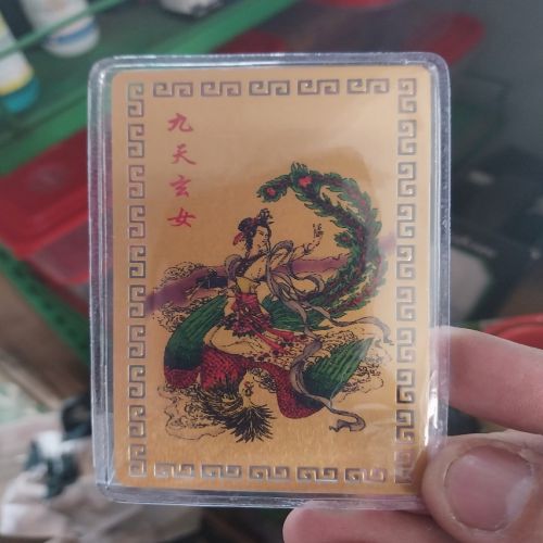 Kim bài linh phù cửu thiên huyền nữ