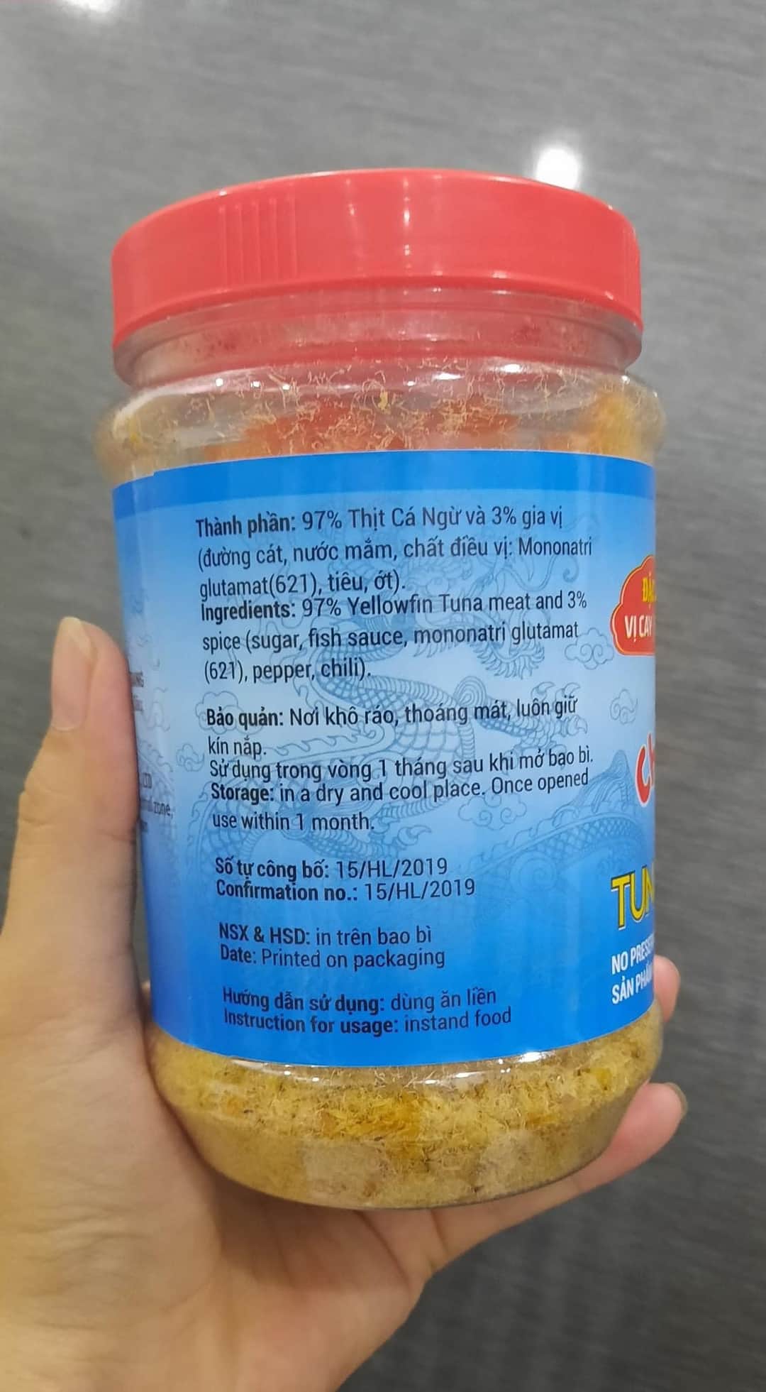 Chà bông cá ngừ (VỊ CAY)