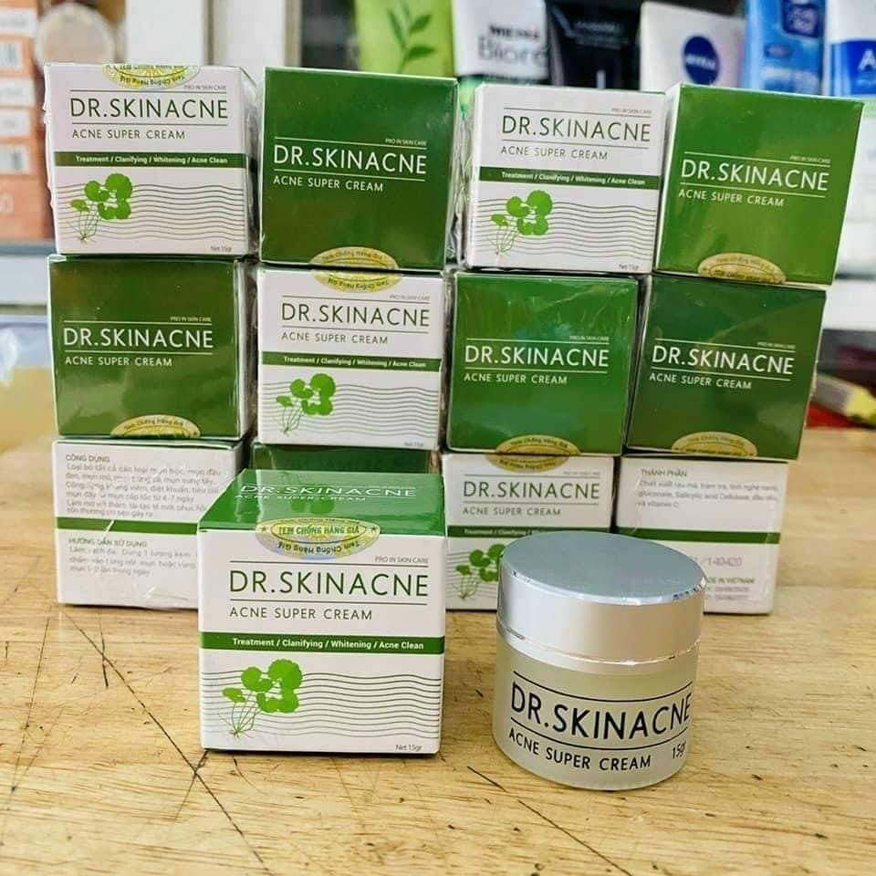 (Combo 5 Hộp ) Kem Dr Skinacne Sạch Mụn, Giảm Thâm, Trắng Mịn