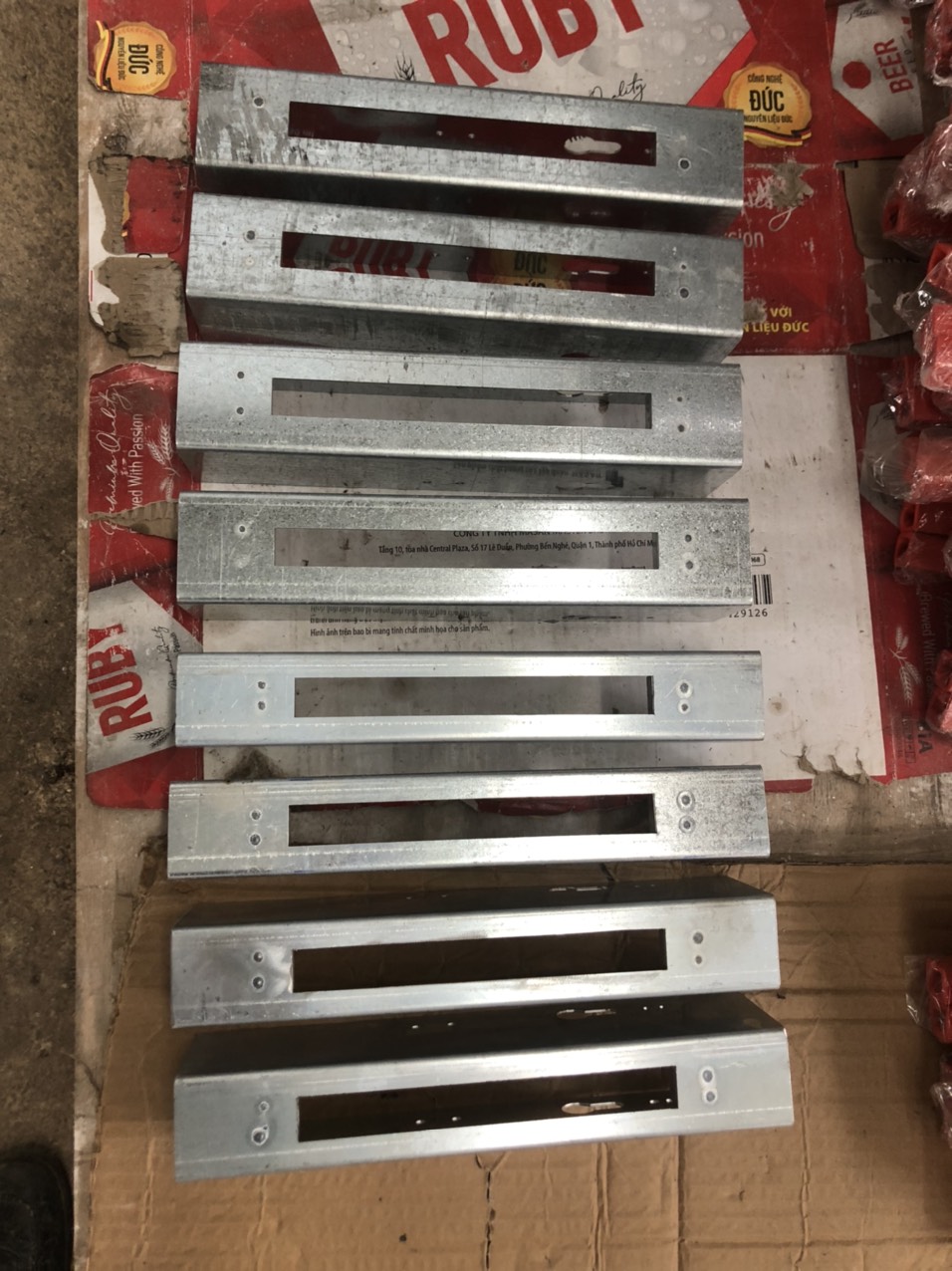 Dưỡng khóa cửa nhôm( Xingfa - Pma - 55 vát cạnh - VP)