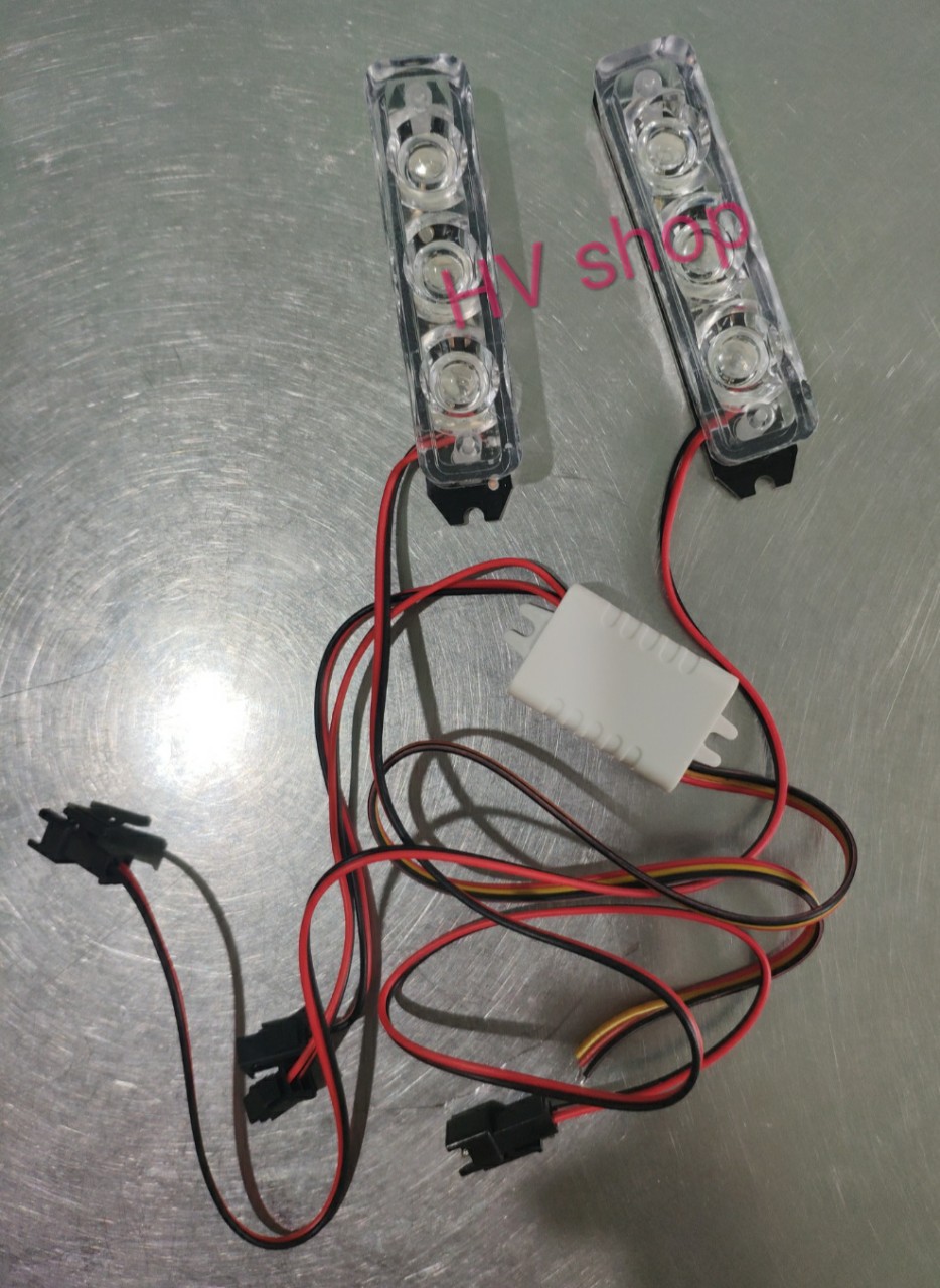 den led chop xe may Cặp đèn chớp xanh đỏ H2 ( giá 1 bộ )