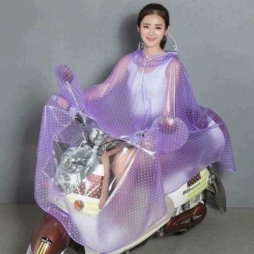 Áo mưa chấm bi 1 đầu