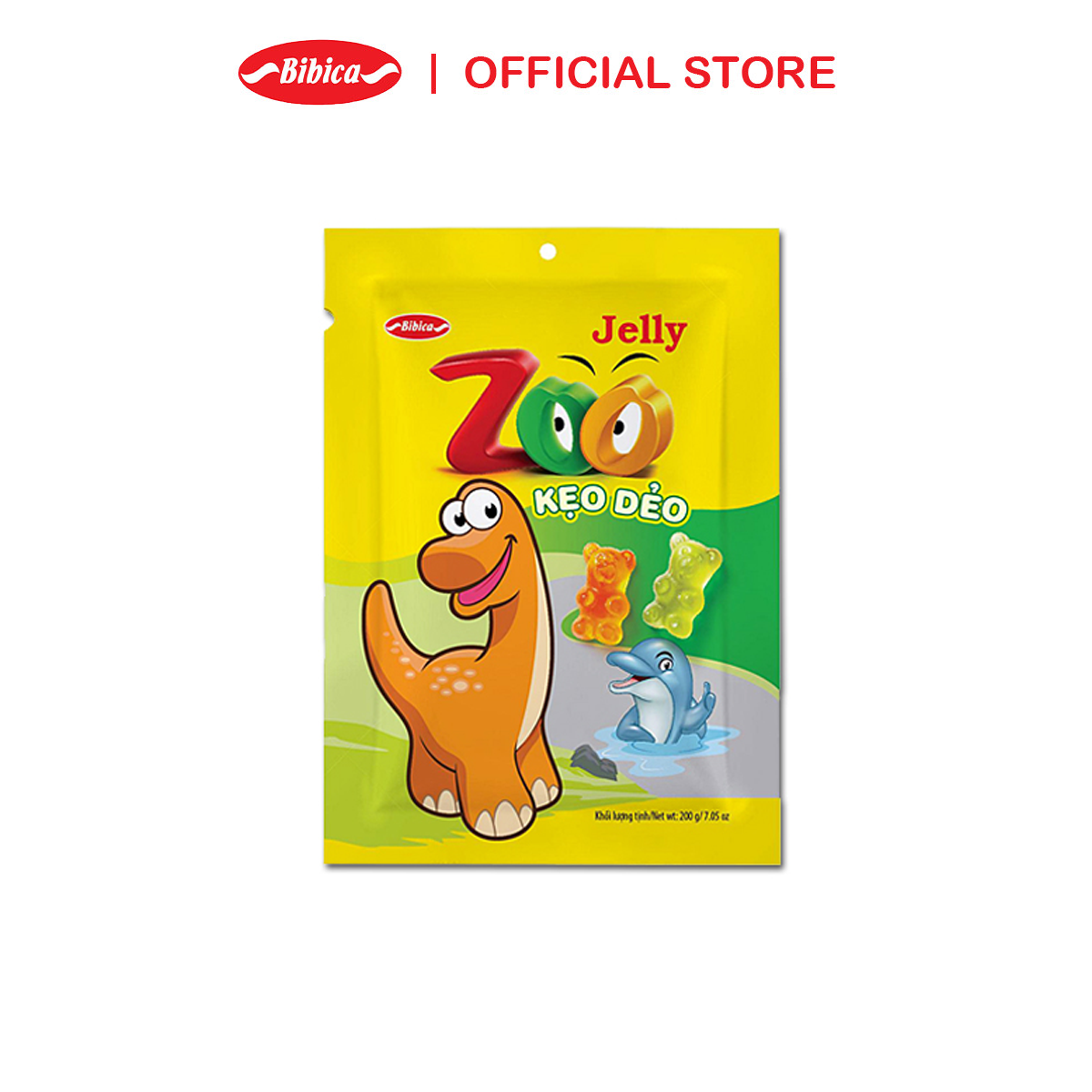 Combo Kẹo Zoo Áo Dầu Bibica vị ngọt ngào