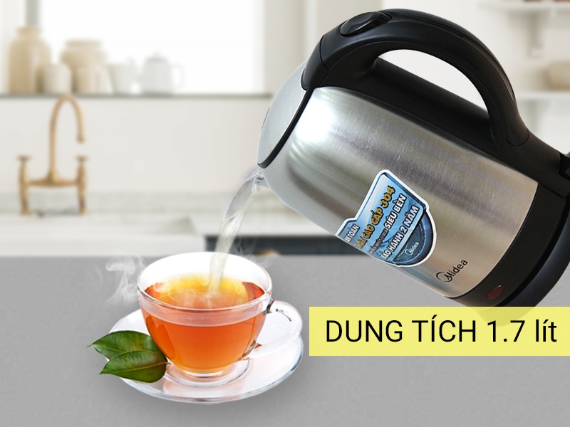 Bình siêu tốc Midea 1.7 lít MK-17SS