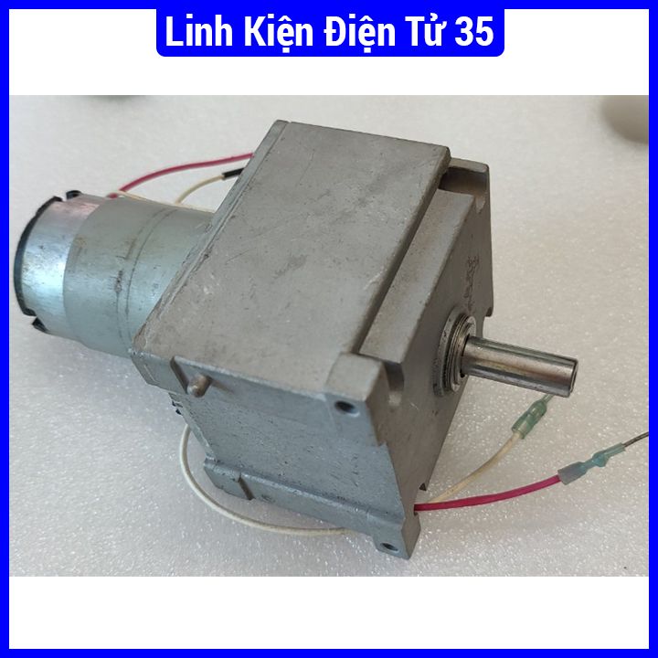 Motor giảm tốc 220VDC trục động cơ 10mm mặt bích 86.8cm