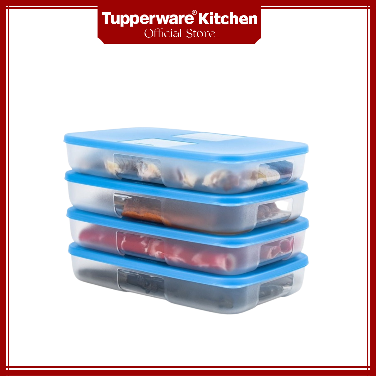 Bộ hộp trữ đông Happy Set 550ml (4 hộp) - Tupperware