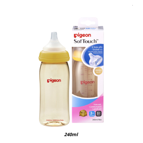 Bình sữa Pigeon Softouch chất liệu PPSU 160/240ml