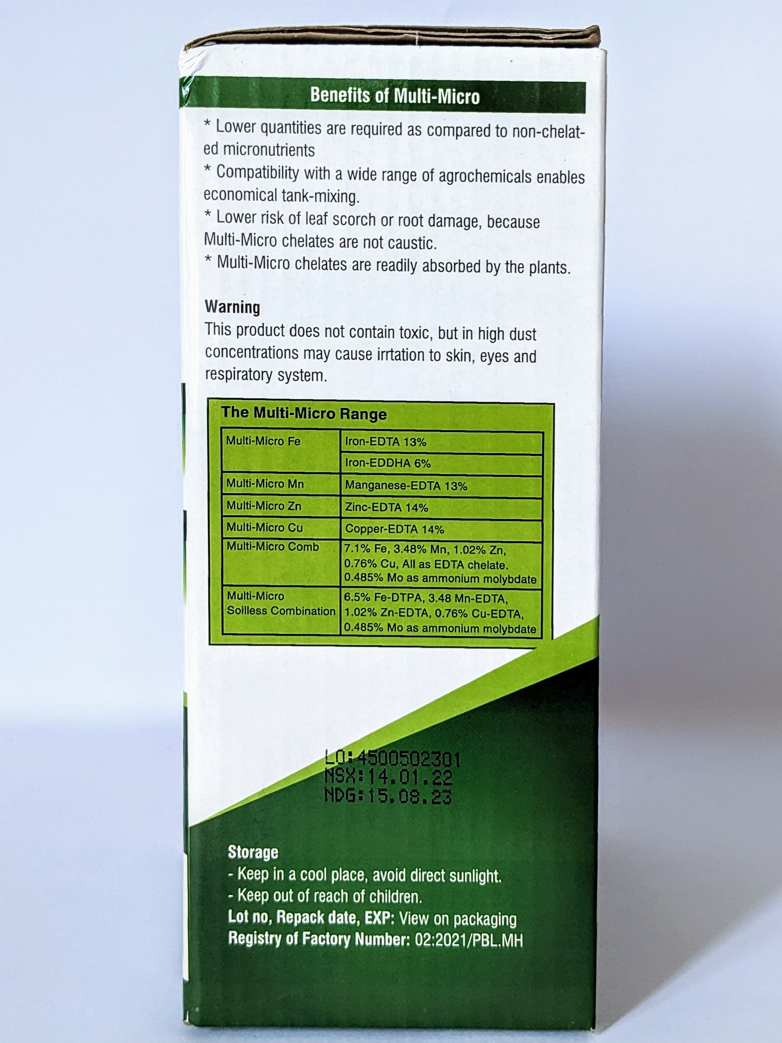 Phân Vi lượng Combi-MH Haifa (hộp 1kg)