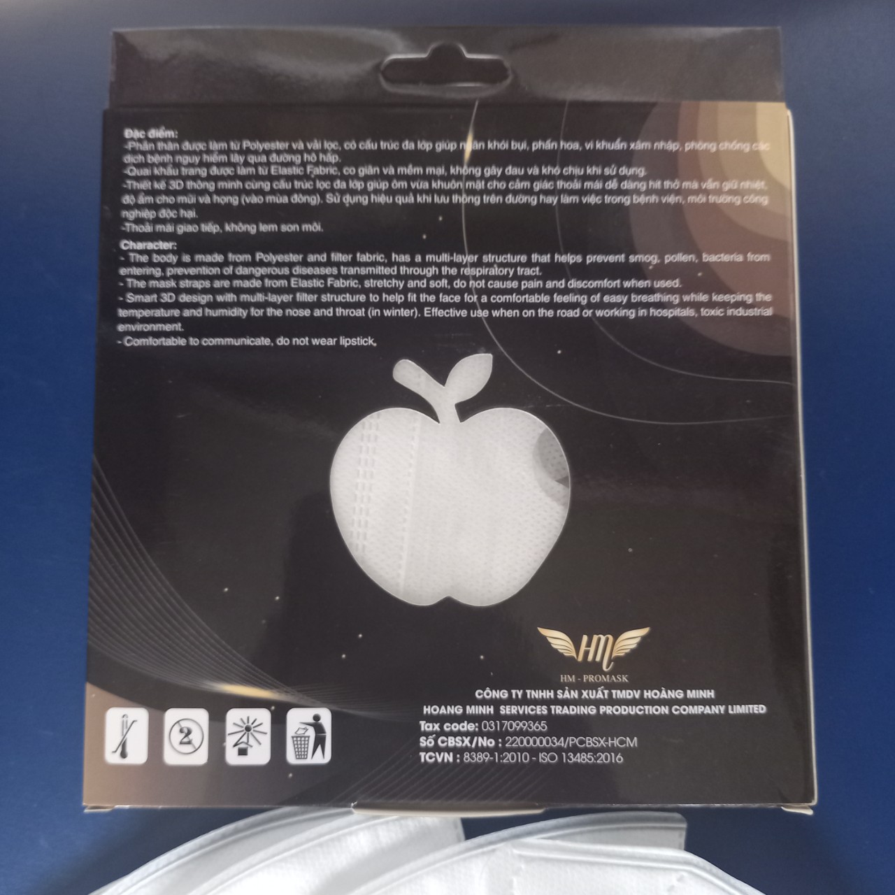 KHẨU TRANG 5D MASK ( 1 HỘP 10 CÁI ) TRẮNG