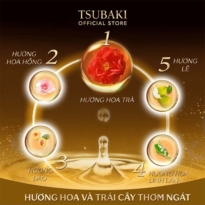 Dầu Gội Tsubaki Phục Hồi Ngăn Rụng Tóc 490ml