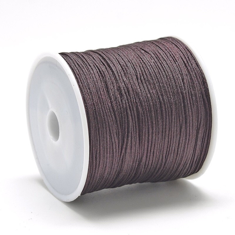 (Hệ màu mới) Dây ngọc đan vòng 0.8mm/ dây dù đan vòng handmade (bó 10m)