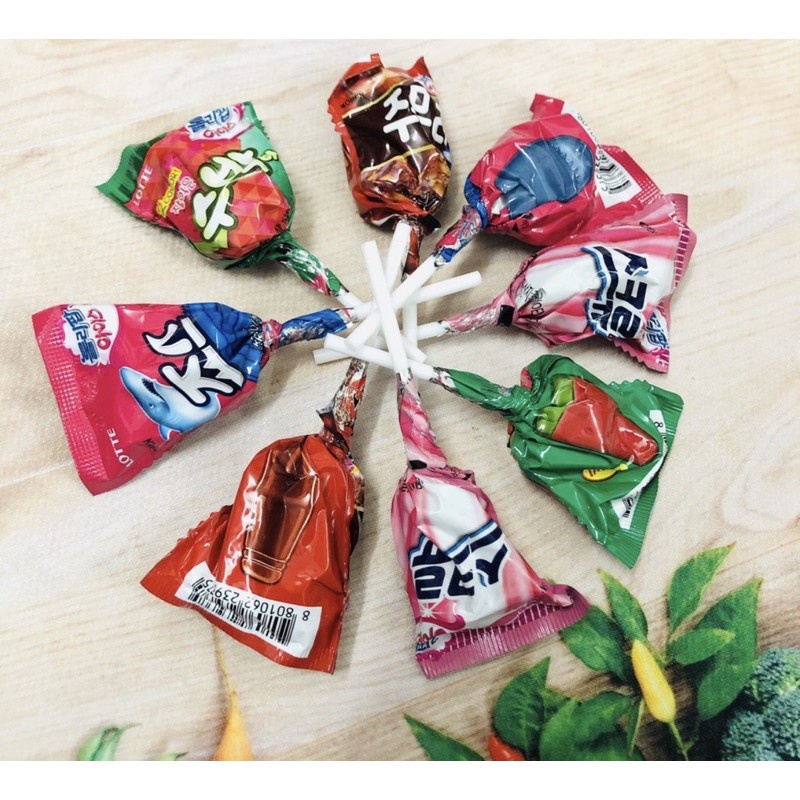 Kẹo mút Lotte cây lẻ Hàn Quốc