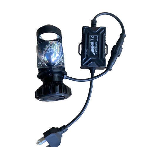 Đèn Led Bi Cầu T2 Chân H4 KínhTím Siêu Sáng