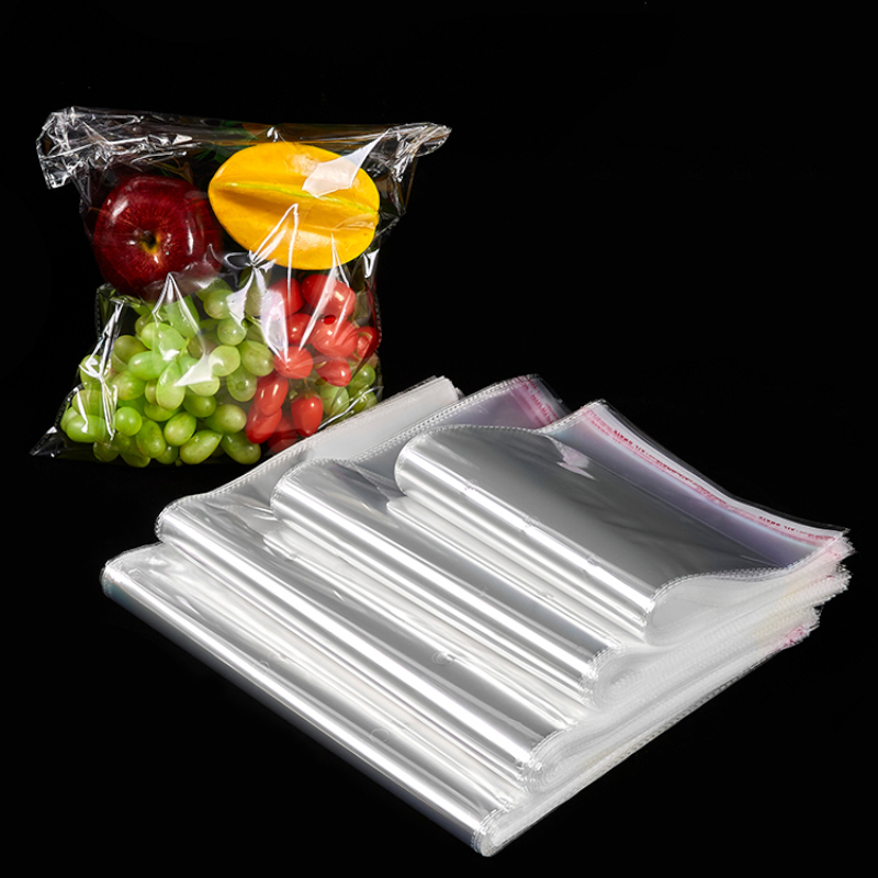 100g (100 gram) Túi OPP dán miệng bóng kính đựng đồ thông dụng (tùy chọn size)
