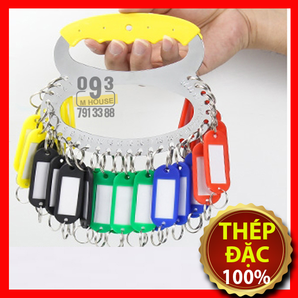 Móc Chìa Khóa Thông Minh Bóp Treo Chìa Khóa Hộp Đựng Chìa Khóa Móc Treo Kèm Thẻ Ghi Nhớ, Tay Cầm Giữ Chìa Khóa 18 cái 28 cái