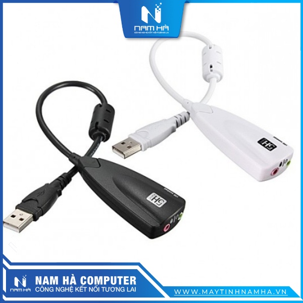 Cáp chuyển USB to Sound Card 7.1 (Chuyển âm thanh từ USB ra 3.5)