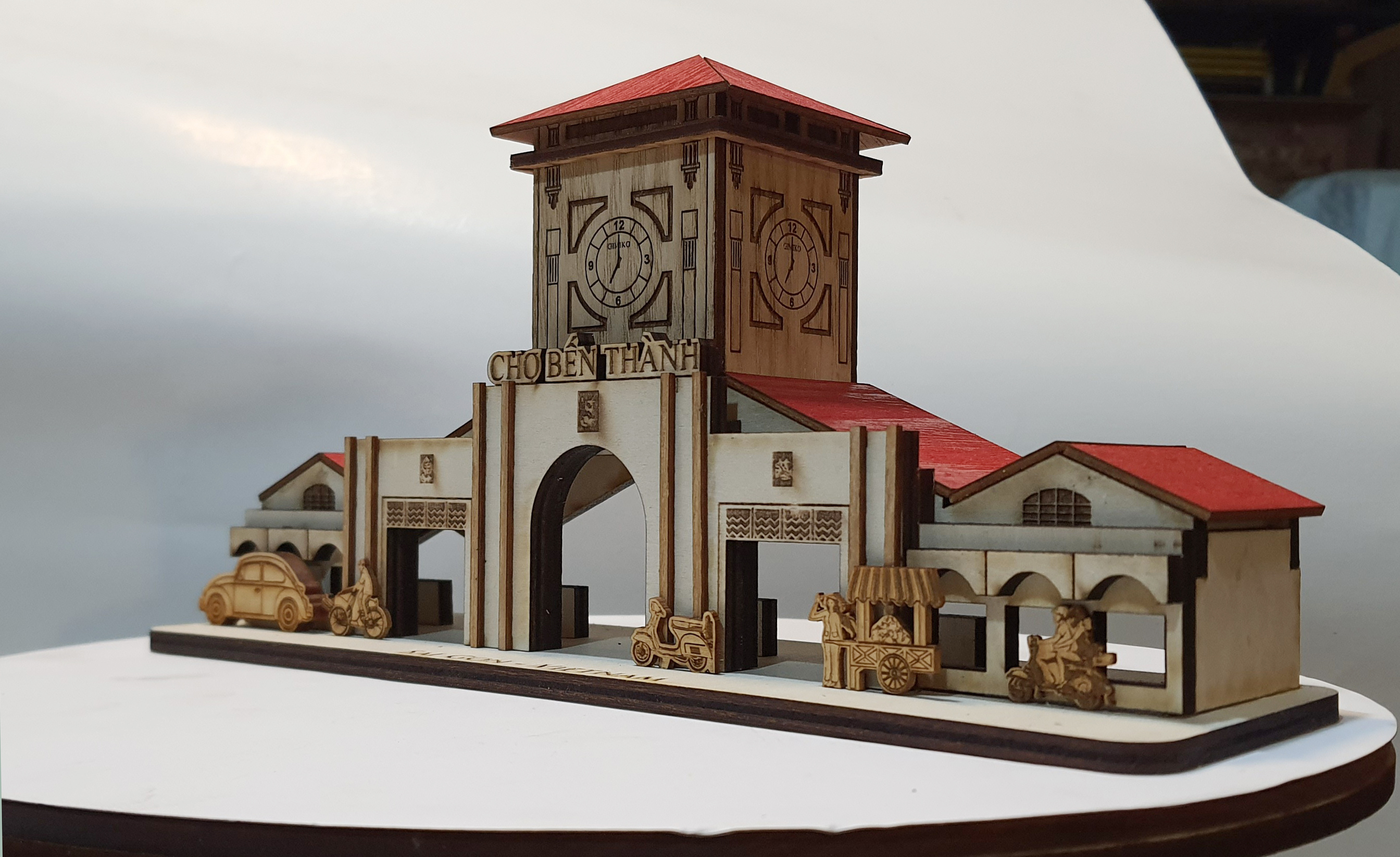 MÔ HÌNH 3D CHỢ BẾN THÀNH (CỠ LỚN)