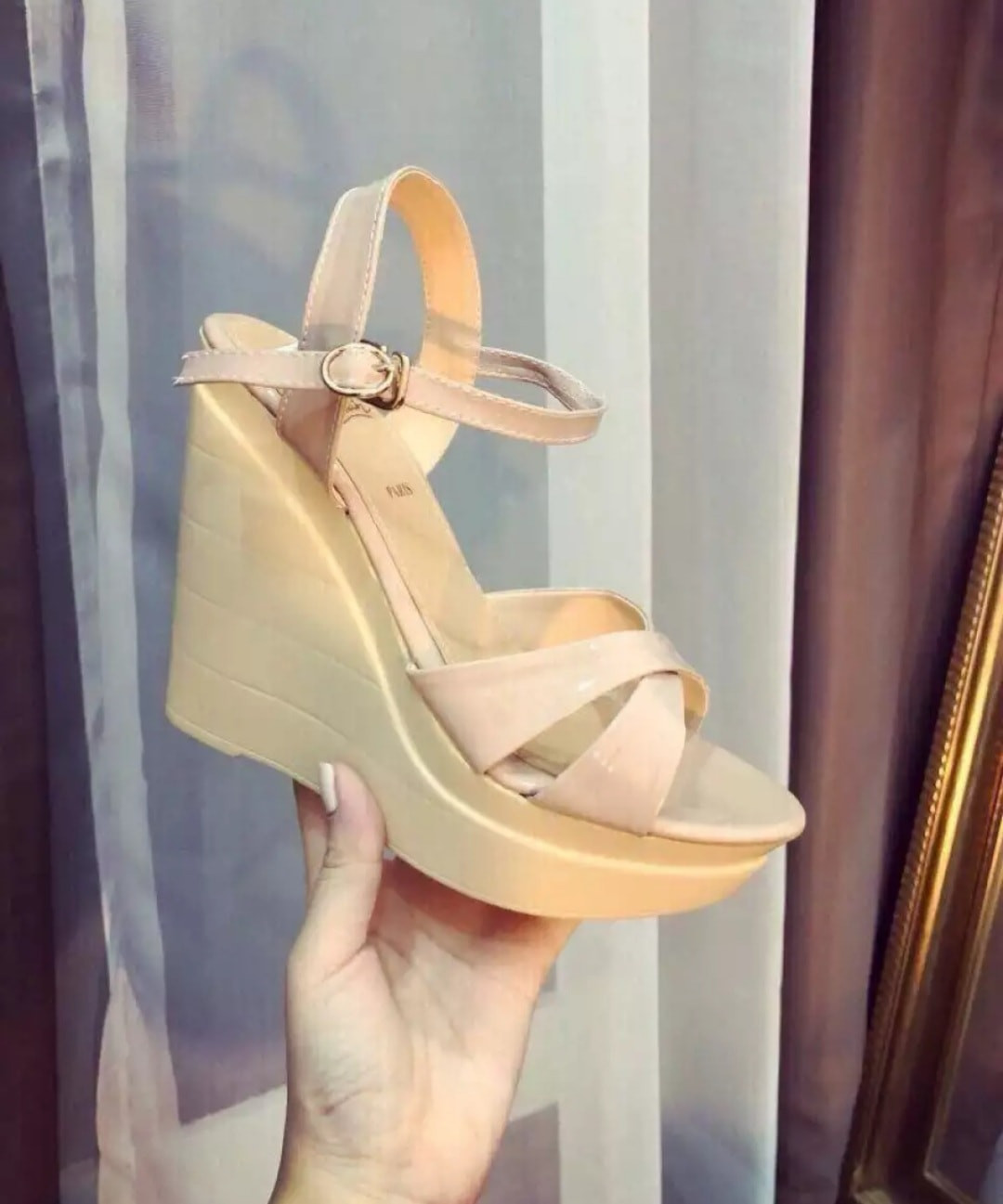 GIÀY SANDAL ĐẾ XUỒNG CAO 12CM