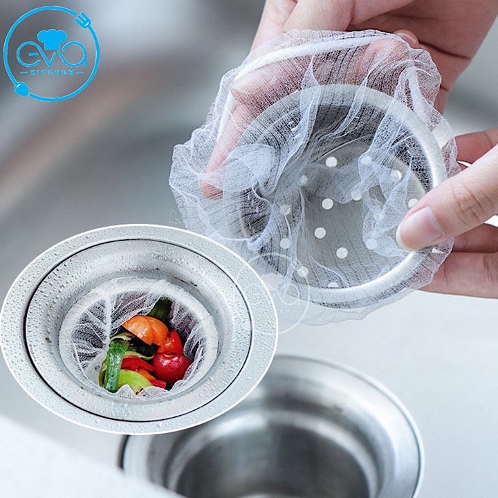 Set 30 Túi Lưới Lọc Rác Cho Bồn Rửa Chén Tiện Lợi