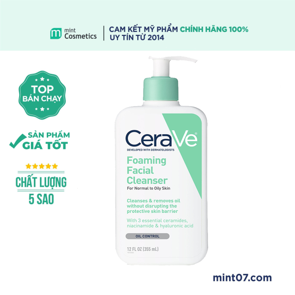 Sữa rửa mặt CeraVe Foaming Facial Cleanser giá rẻ